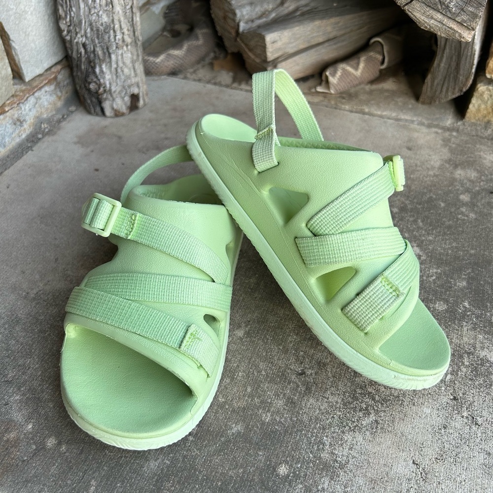 Chaco Chillos sports unisex Kids Green‎ lightweight Sandals Sz-3. G